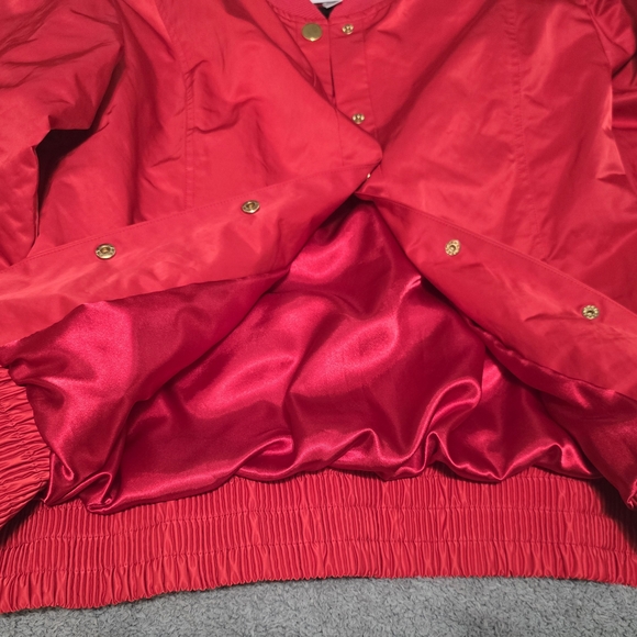 Victoria's Secret Red Bomber Jacket - Picture 2 of 6